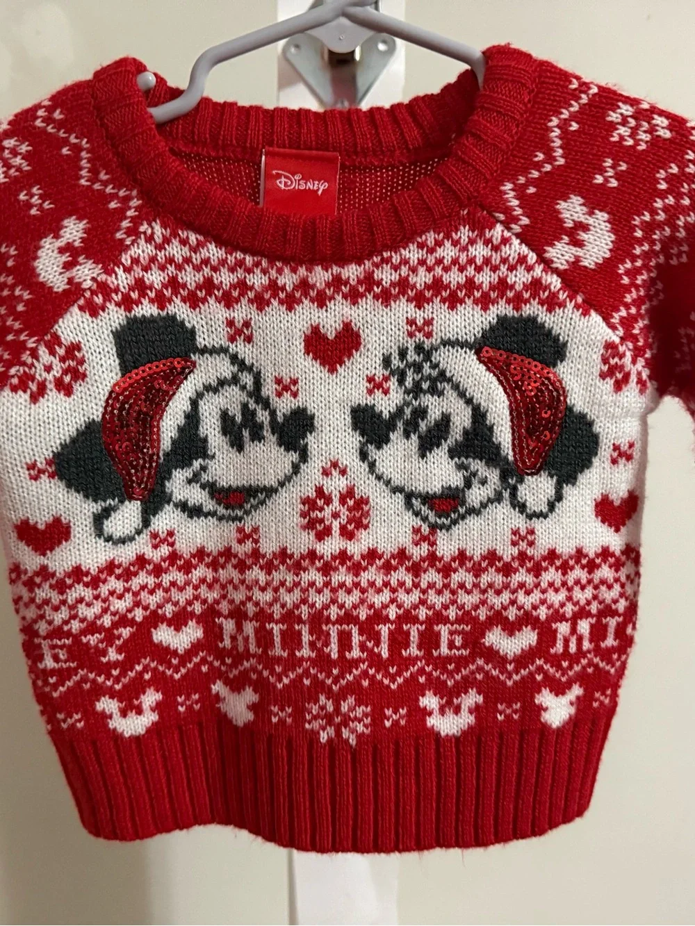 Disney Mickey & Minnie Holiday Sweater